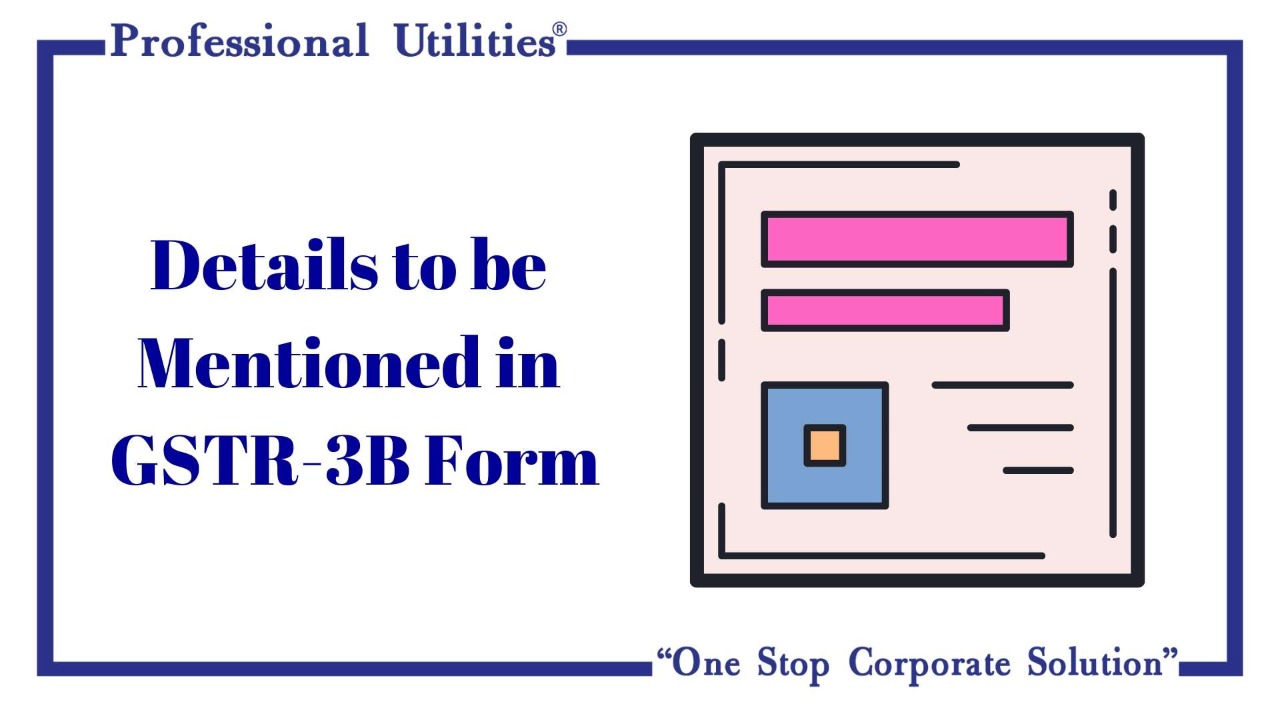 details to be mentioned in gstr-3b form