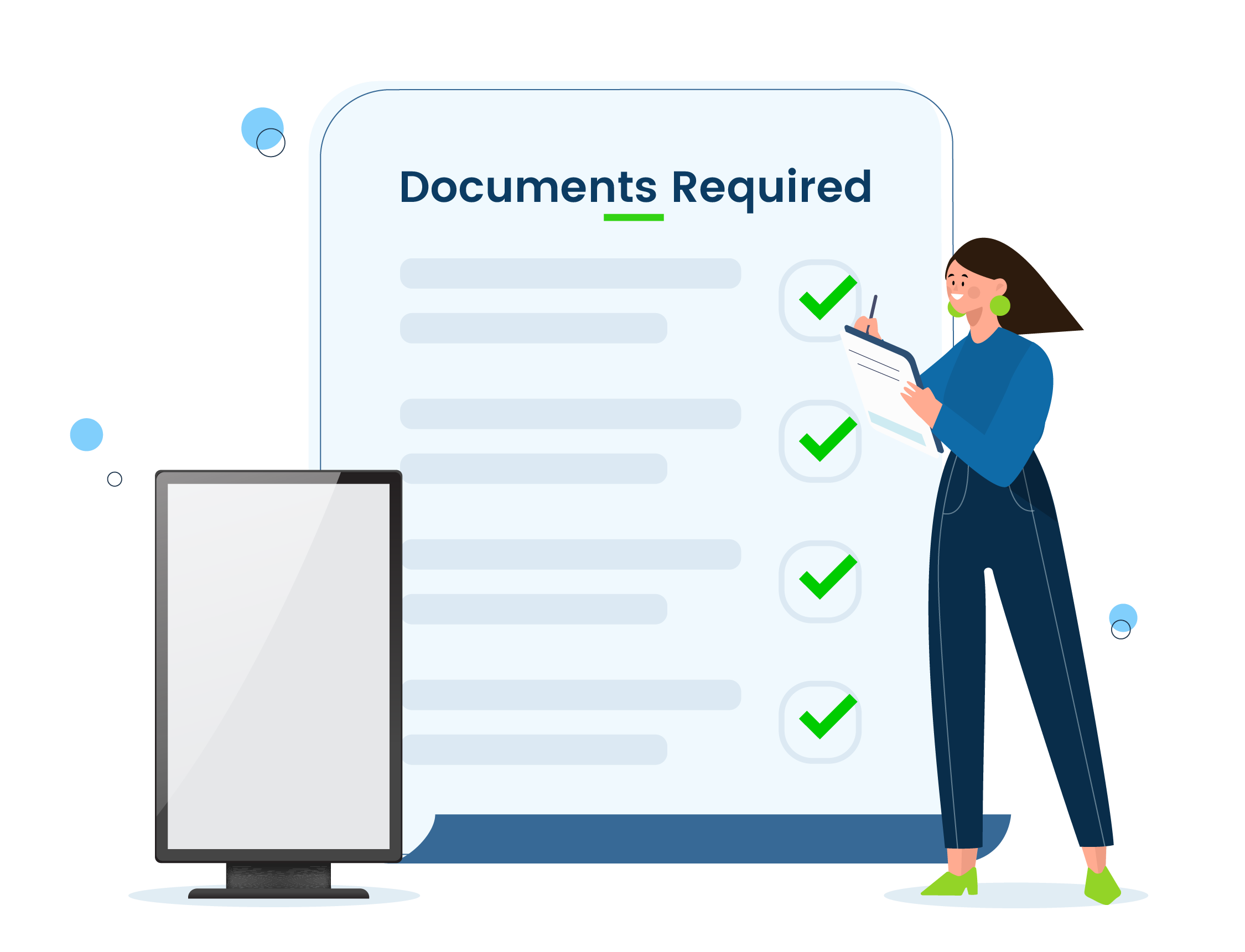 Documents required for Digital Signage